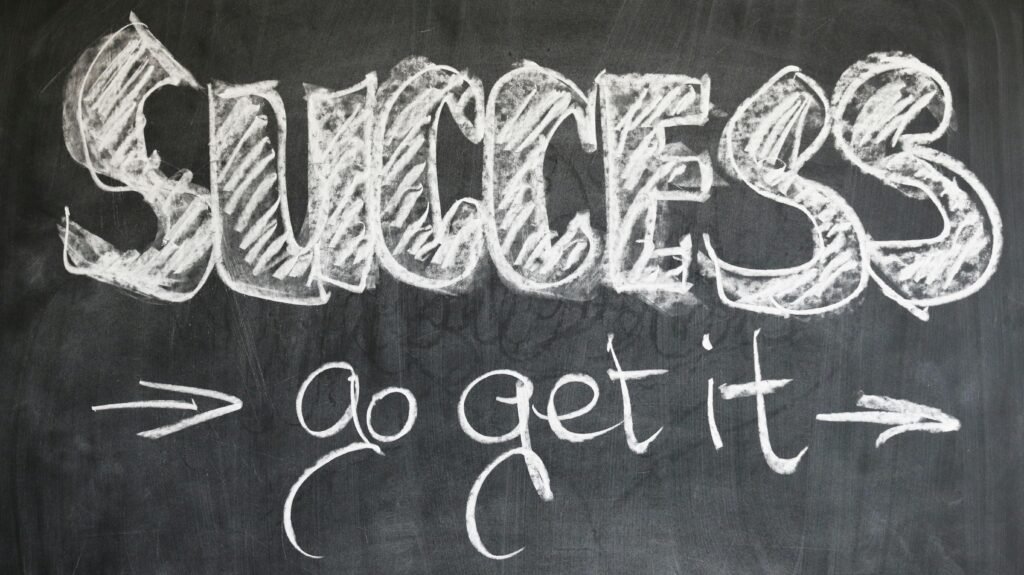 pexels photo 21696 Motivational chalkboard with 'Success - go get it' written in chalk.